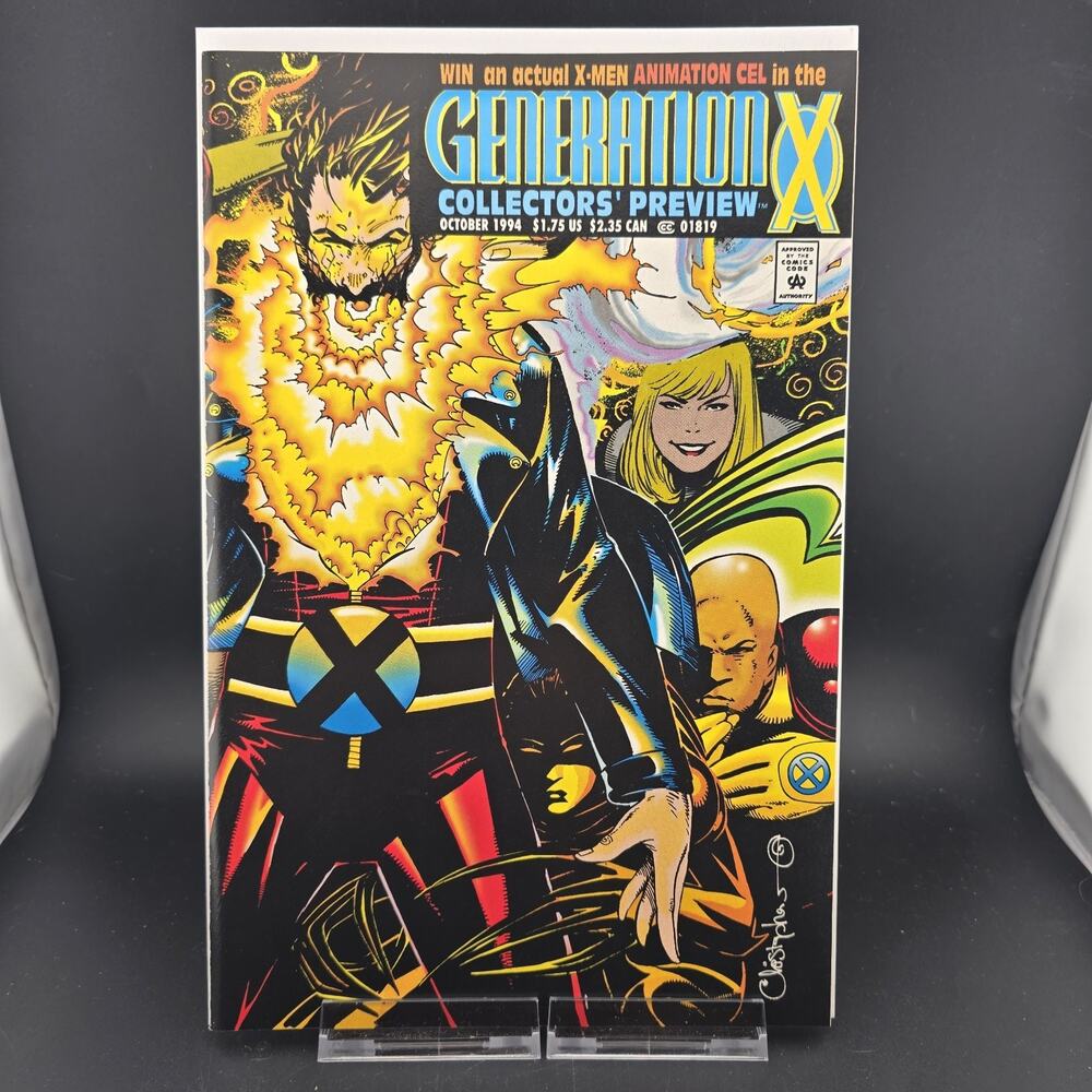 Generation X Collectors Preview 1 1994 Marvel Chris Bachalo Cover High Grade NM-